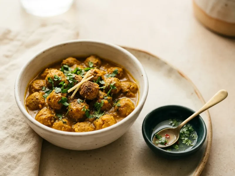Soya curry